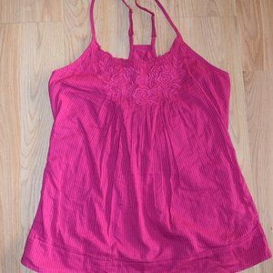 SO Juniors Embroidered Pintuck Cami NWT